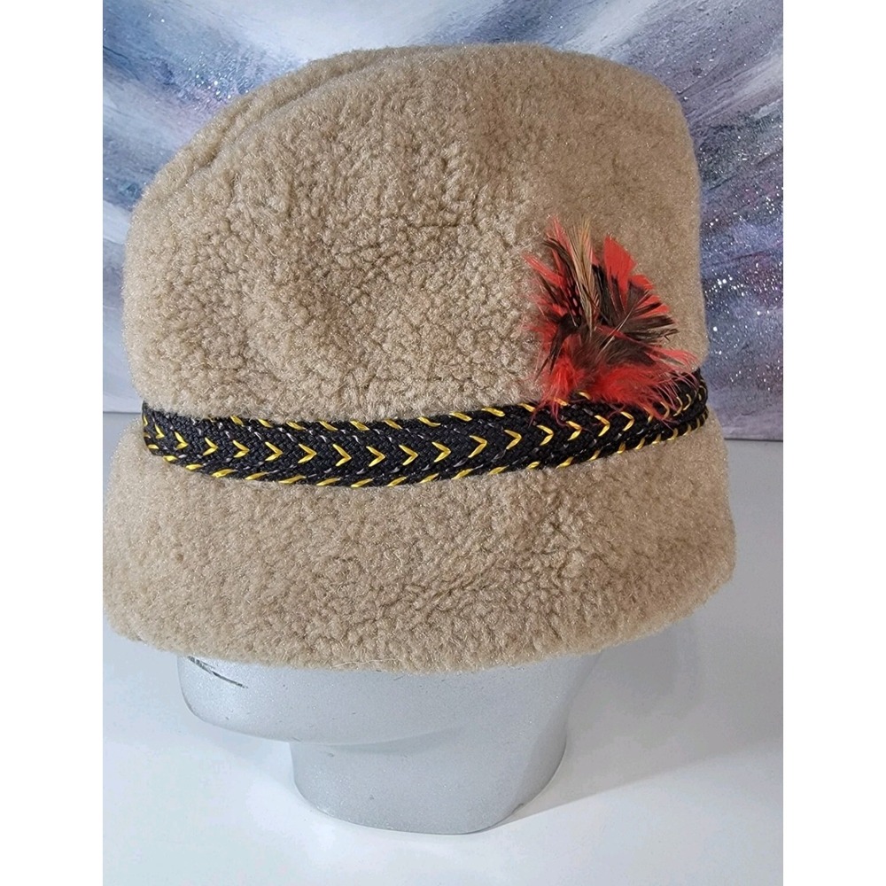 Vtg German United Hatters Cap & Millinery Hat Fedora Trapper Cossack Fur Mens M